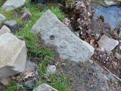 
Blaencyffin tramway stone sleeper, May 2013